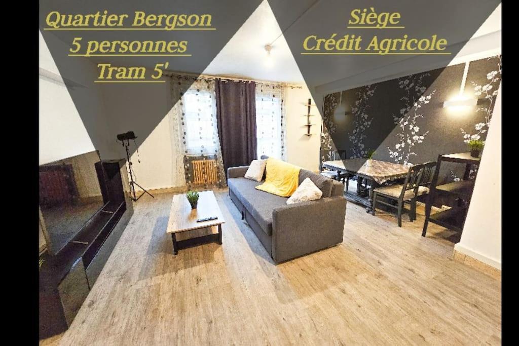 Le Bergson 3 Chambres Stationnement Gratuit Saint-Etienne  Dış mekan fotoğraf